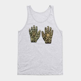 Milagritos mexican ornamental hands exvoto traditional Tank Top